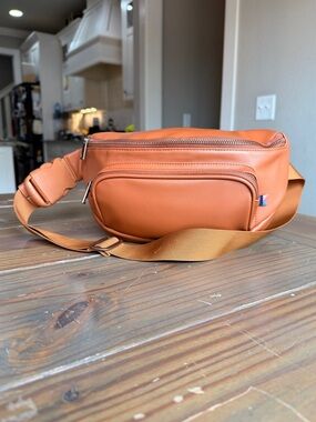 Kibou Brown Diaper Bag with Changing Matt Fanny Pack